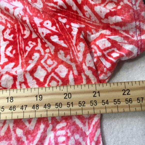 Lauren Ralph Lauren XL cotton short sleeve bright tassel tie scoop neck top - Picture 4 of 8